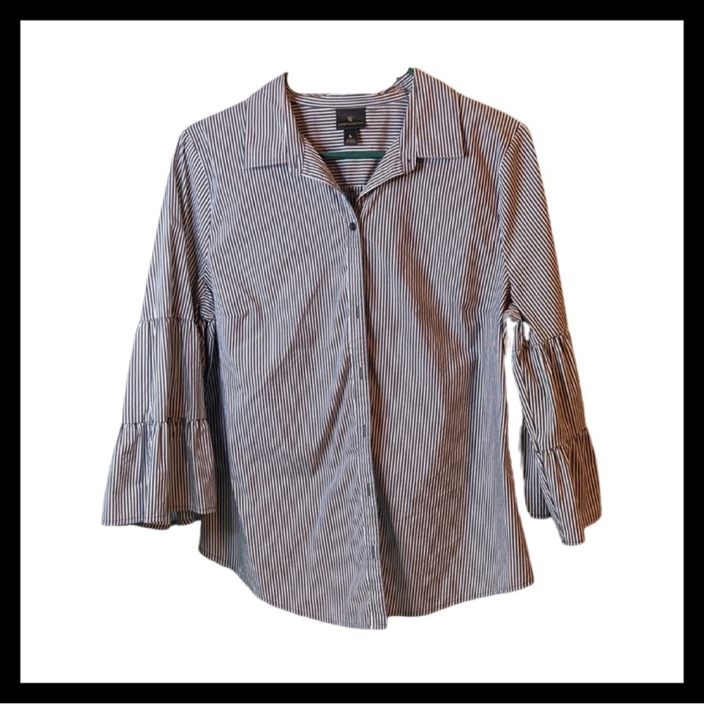 Worthington Striped Blouse